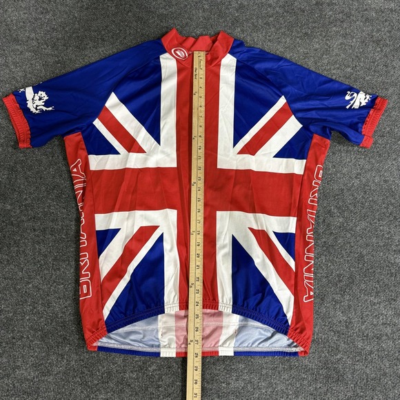 Performance Britannia Cycling Jersey Mens 2XL Union Jack Flag Bike Shirt - Picture 6 of 11